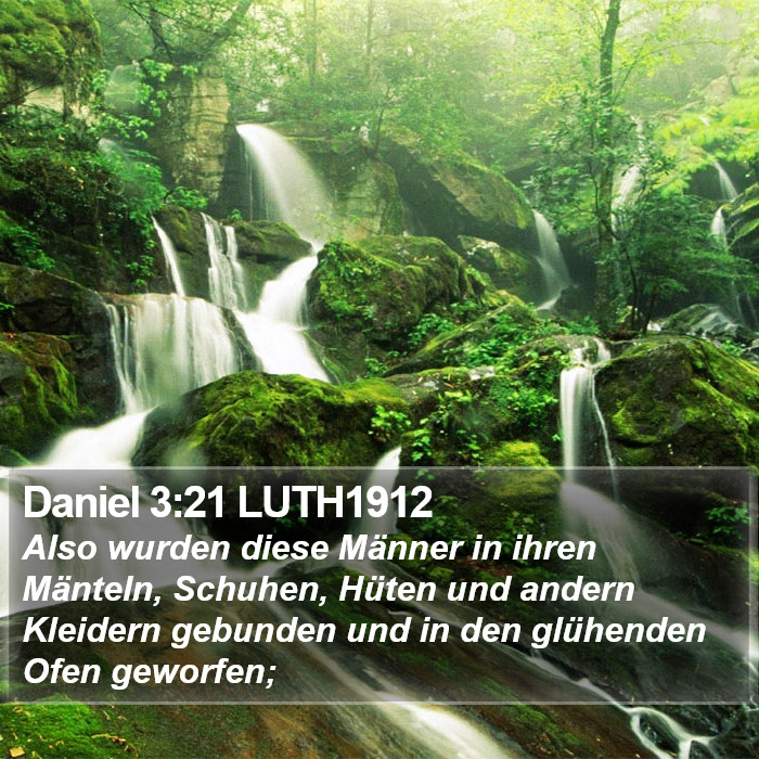 Daniel 3:21 LUTH1912 Bible Study