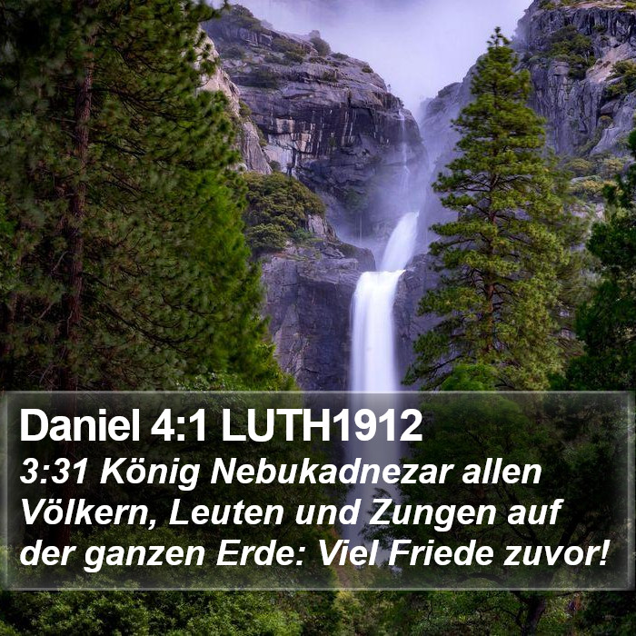 Daniel 4:1 LUTH1912 Bible Study