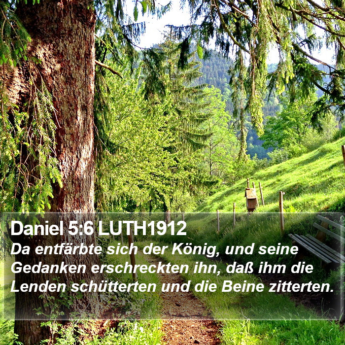 Daniel 5:6 LUTH1912 Bible Study