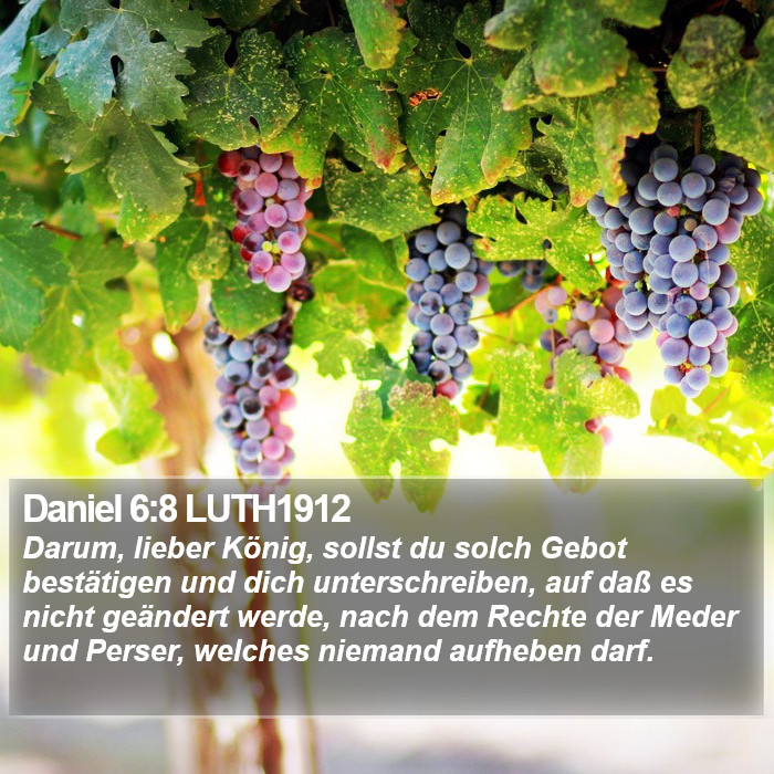 Daniel 6:8 LUTH1912 Bible Study