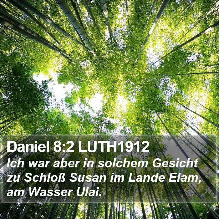 Daniel 8:2 LUTH1912 Bible Study
