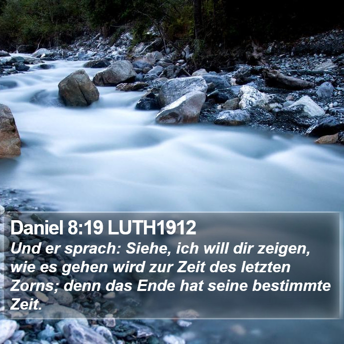 Daniel 8:19 LUTH1912 Bible Study