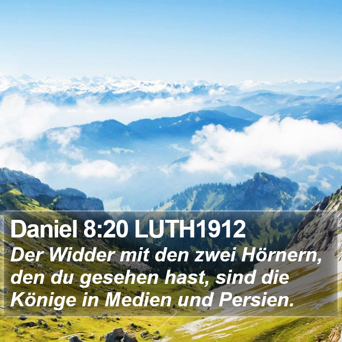 Daniel 8:20 LUTH1912 Bible Study