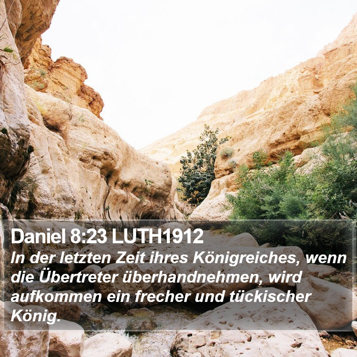 Daniel 8:23 LUTH1912 Bible Study