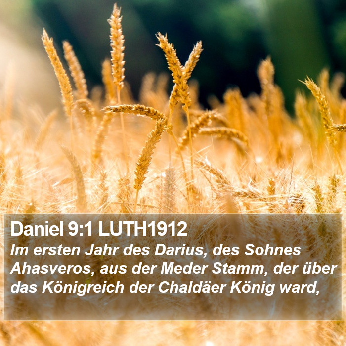 Daniel 9:1 LUTH1912 Bible Study