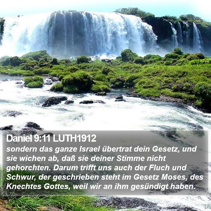 Daniel 9:11 LUTH1912 Bible Study