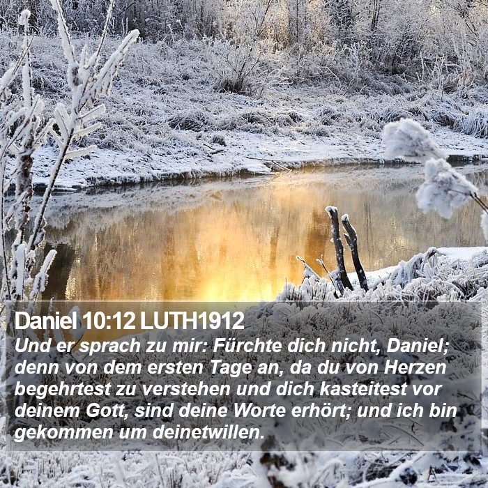 Daniel 10:12 LUTH1912 Bible Study