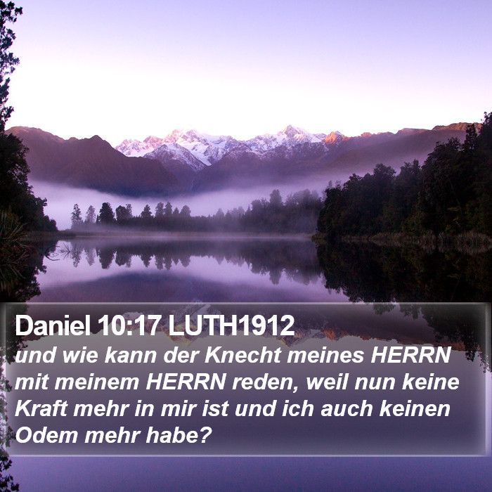 Daniel 10:17 LUTH1912 Bible Study