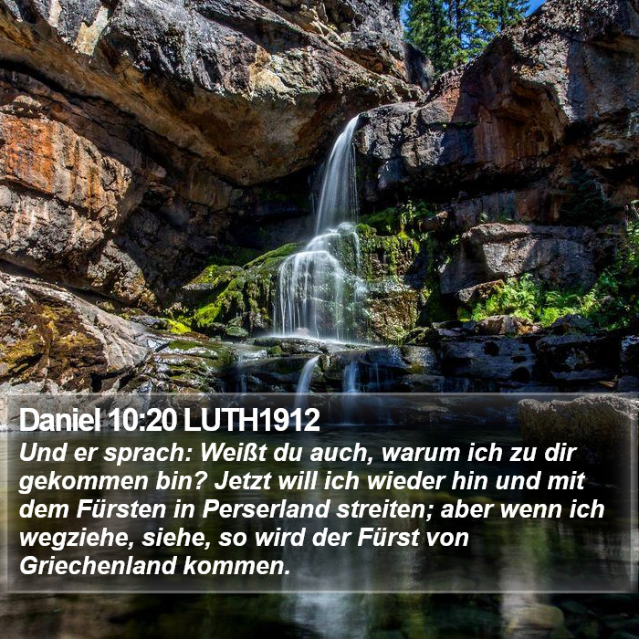 Daniel 10:20 LUTH1912 Bible Study
