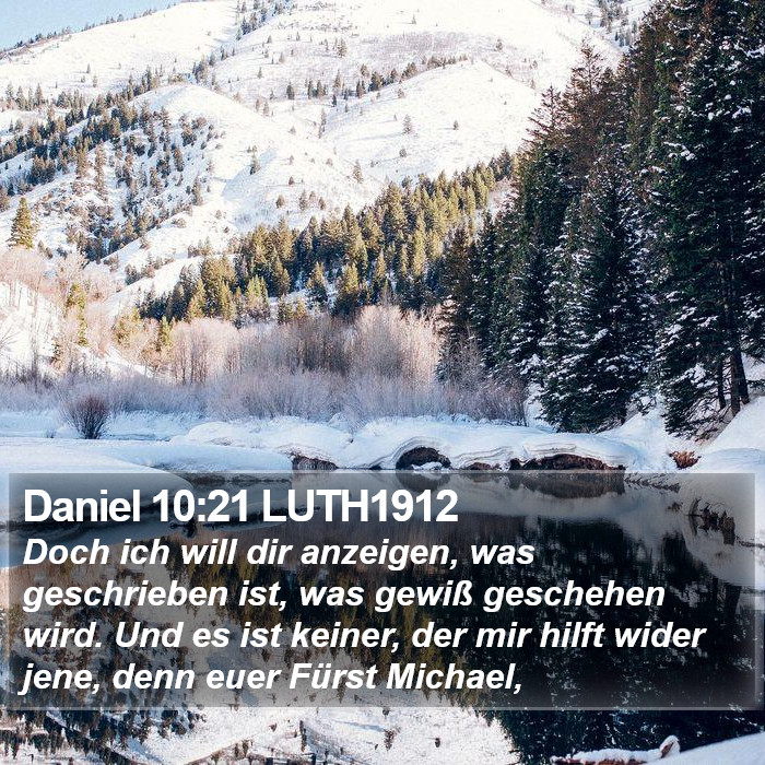 Daniel 10:21 LUTH1912 Bible Study