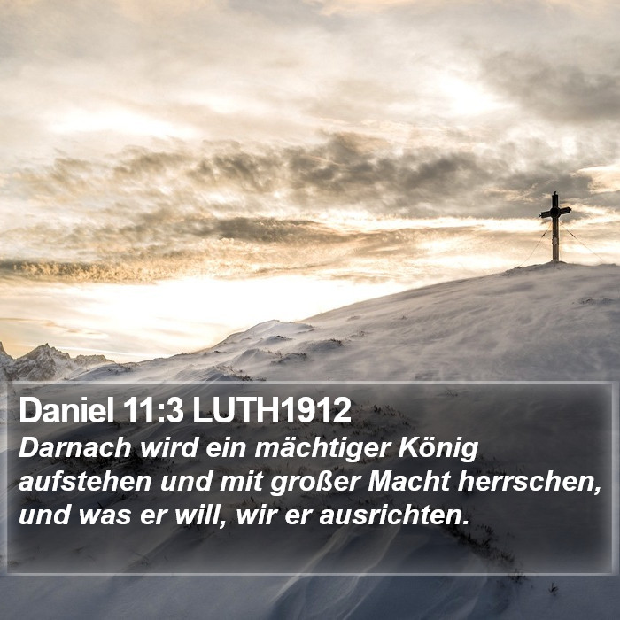 Daniel 11:3 LUTH1912 Bible Study