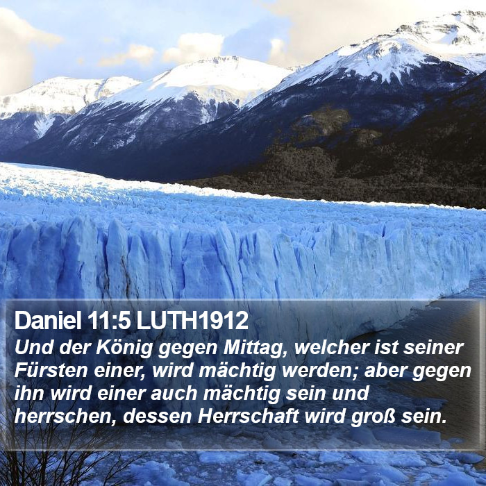 Daniel 11:5 LUTH1912 Bible Study