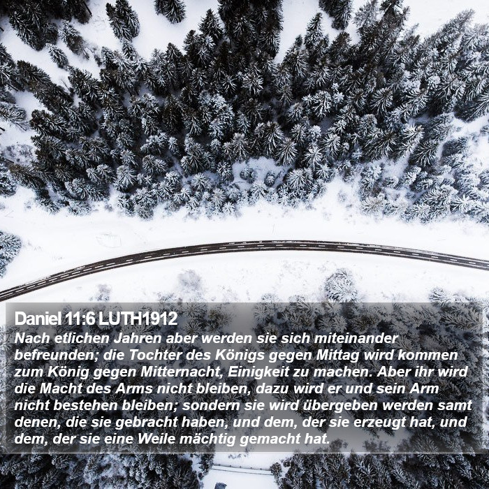 Daniel 11:6 LUTH1912 Bible Study