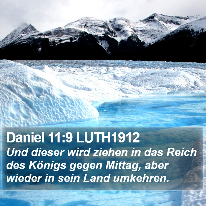 Daniel 11:9 LUTH1912 Bible Study