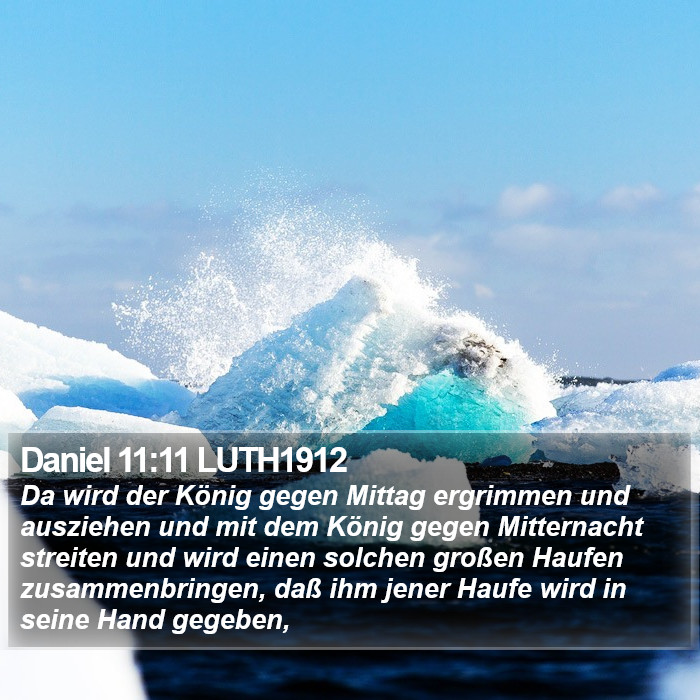 Daniel 11:11 LUTH1912 Bible Study