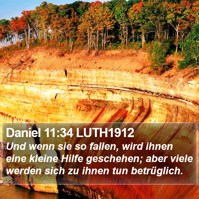 Daniel 11:34 LUTH1912 Bible Study