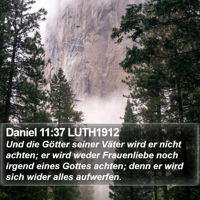 Daniel 11:37 LUTH1912 Bible Study