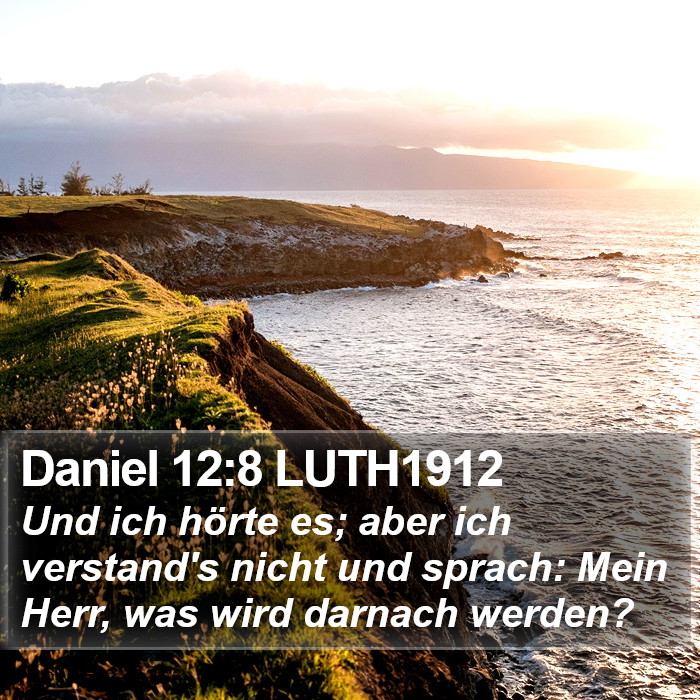 Daniel 12:8 LUTH1912 Bible Study