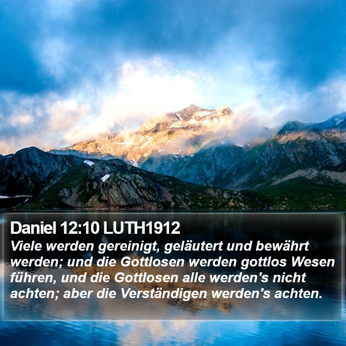 Daniel 12:10 LUTH1912 Bible Study