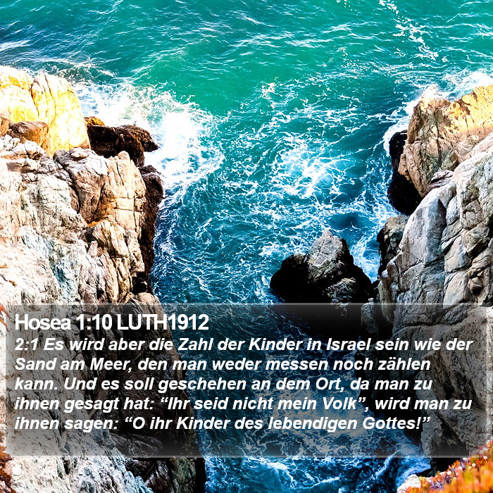 Hosea 1:10 LUTH1912 Bible Study