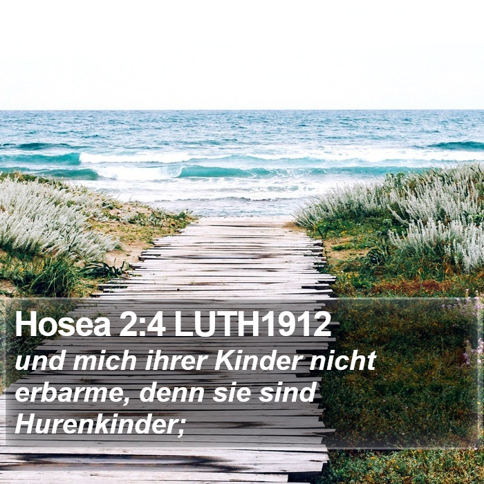 Hosea 2:4 LUTH1912 Bible Study
