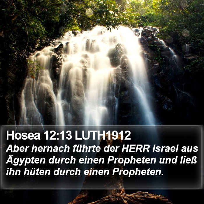 Hosea 12:13 LUTH1912 Bible Study
