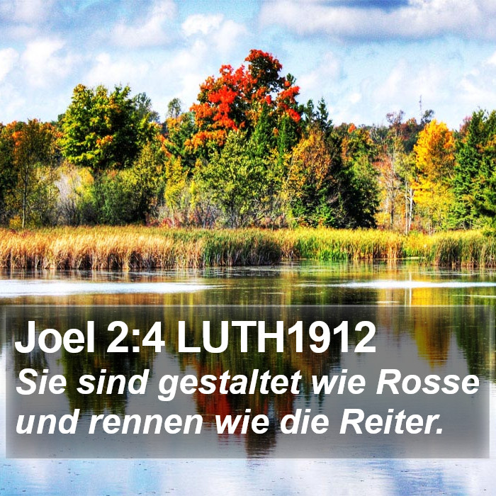 Joel 2:4 LUTH1912 Bible Study