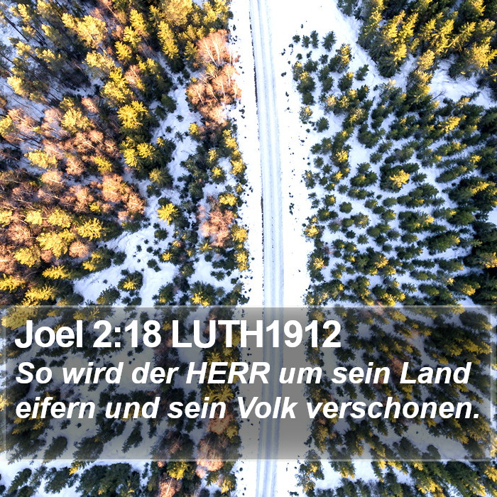 Joel 2:18 LUTH1912 Bible Study