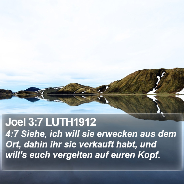 Joel 3:7 LUTH1912 Bible Study