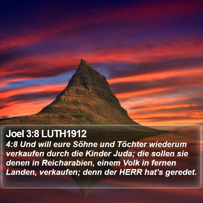 Joel 3:8 LUTH1912 Bible Study