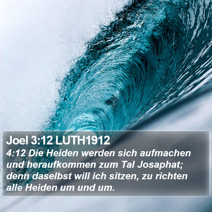Joel 3:12 LUTH1912 Bible Study