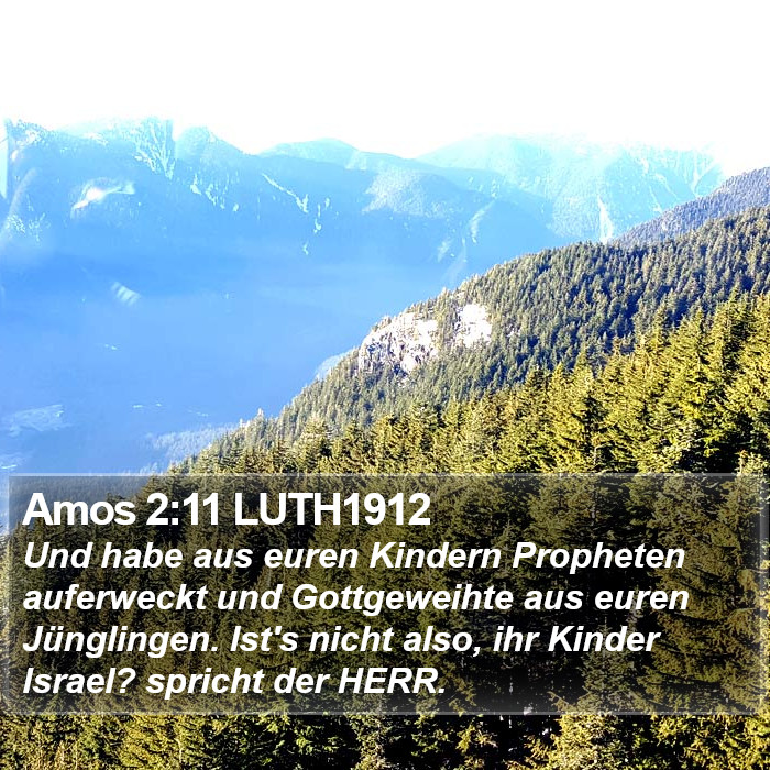 Amos 2:11 LUTH1912 Bible Study