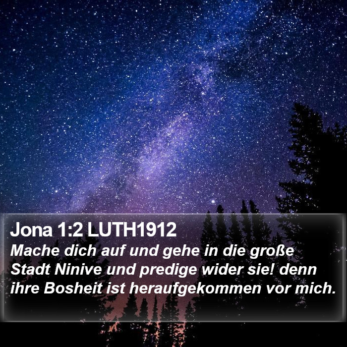 Jona 1:2 LUTH1912 Bible Study