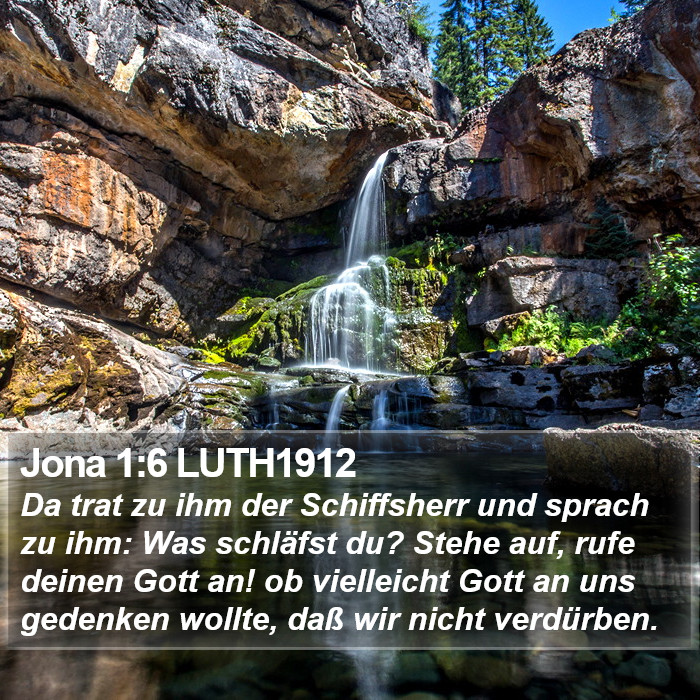 Jona 1:6 LUTH1912 Bible Study