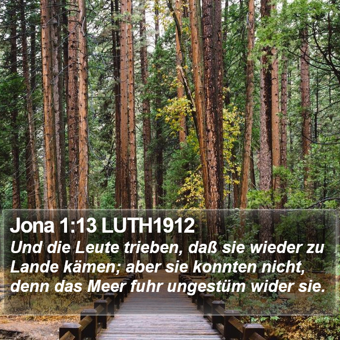 Jona 1:13 LUTH1912 Bible Study