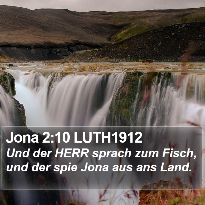 Jona 2:10 LUTH1912 Bible Study