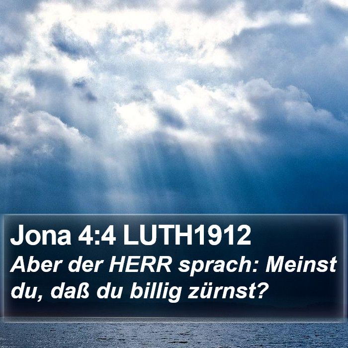 Jona 4:4 LUTH1912 Bible Study