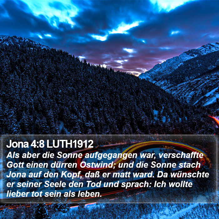 Jona 4:8 LUTH1912 Bible Study