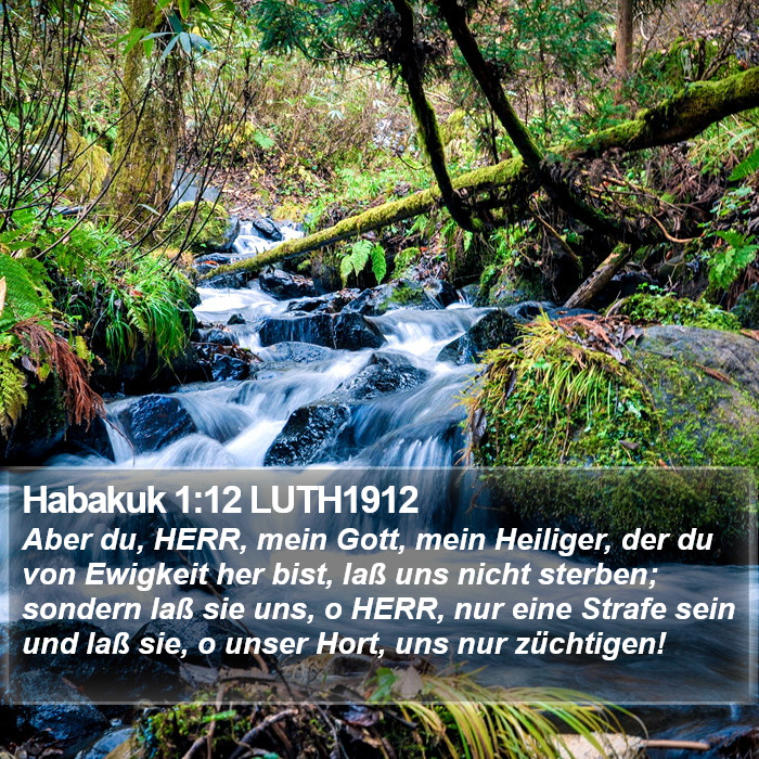 Habakuk 1:12 LUTH1912 Bible Study