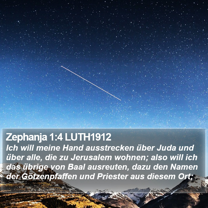 Zephanja 1:4 LUTH1912 Bible Study