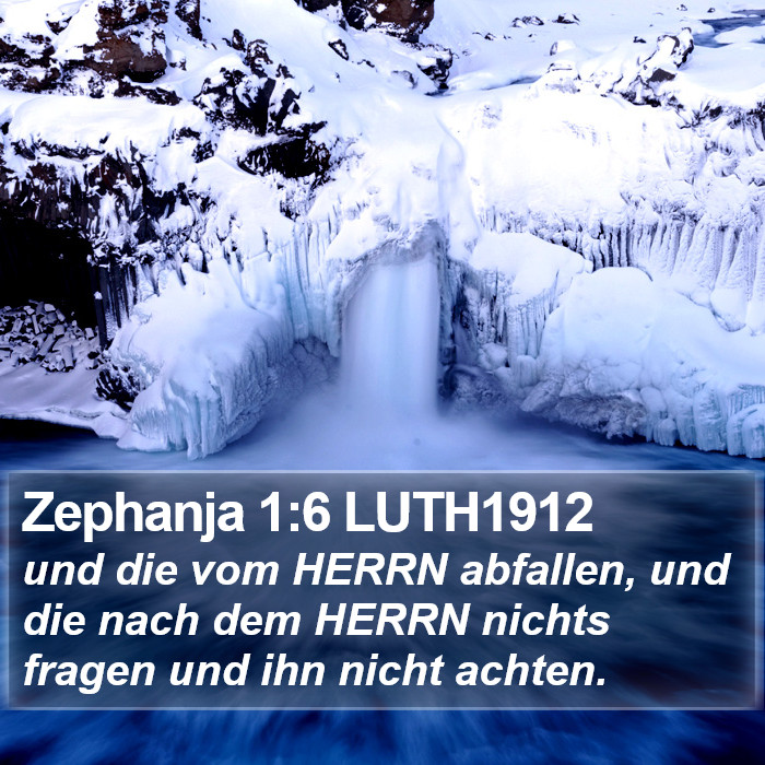 Zephanja 1:6 LUTH1912 Bible Study