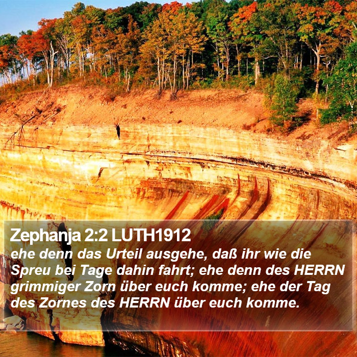 Zephanja 2:2 LUTH1912 Bible Study