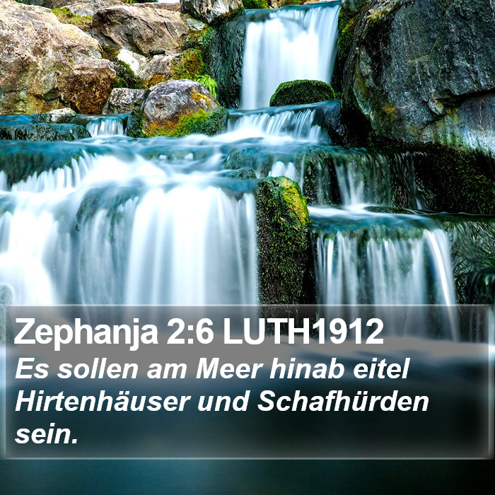 Zephanja 2:6 LUTH1912 Bible Study