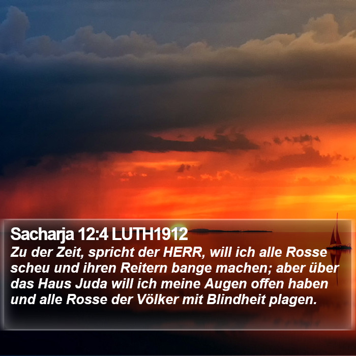 Sacharja 12:4 LUTH1912 Bible Study