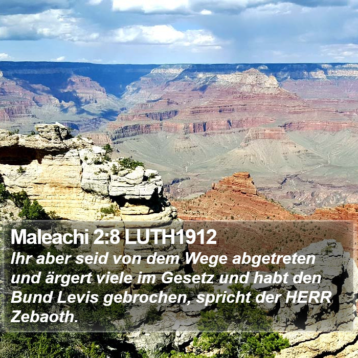 Maleachi 2:8 LUTH1912 Bible Study
