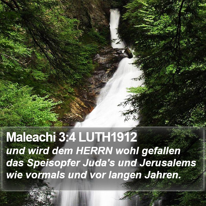 Maleachi 3:4 LUTH1912 Bible Study