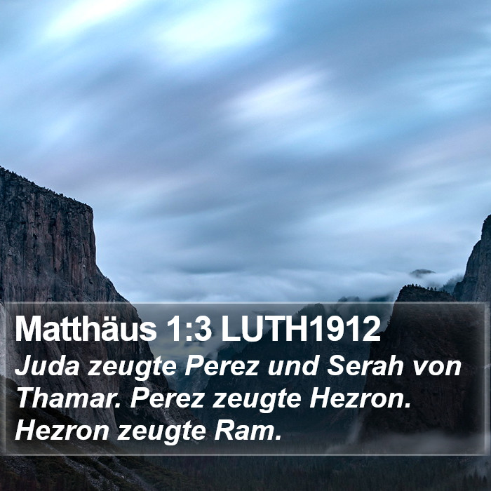 Matthäus 1:3 LUTH1912 Bible Study