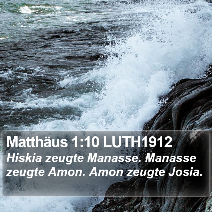 Matthäus 1:10 LUTH1912 Bible Study