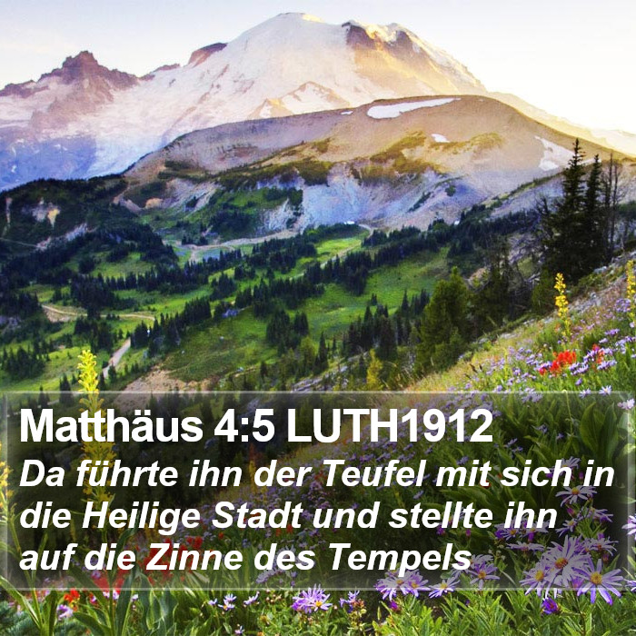 Matthäus 4:5 LUTH1912 Bible Study