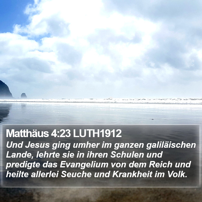 Matthäus 4:23 LUTH1912 Bible Study